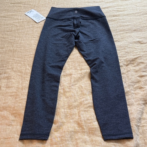 Lululemon Wunder Under Hi-rise 7/8 tight in herringbone - Picture 12 of 17